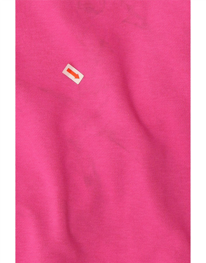 Nike Dame Grafisk Oversized Sweatshirt Jumper UK 14 Medium Pink Bomuld