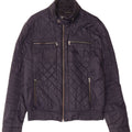 CALVIN KLEIN JEANS Mens Graphic Padded Jacket UK 38 Medium Navy Blue