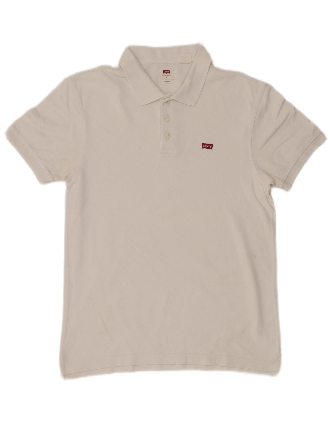 Levi's Herre Standard Polo Shirt Lille Hvid