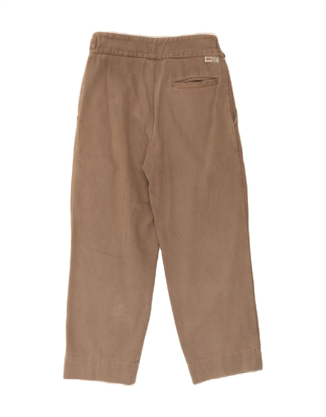 CLARK Womens Straight Capri Trousers W28 L25 Brown Vintage CLARK and Second-Hand CLARK from Messina Hembry 