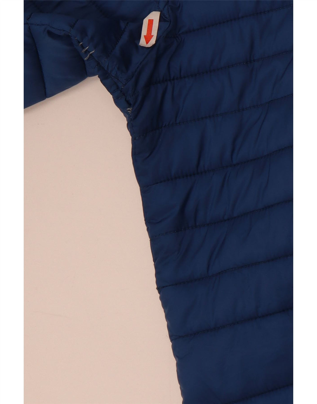 Trussardi Herre hættepolstret jakke UK 40 Stor blå nylon