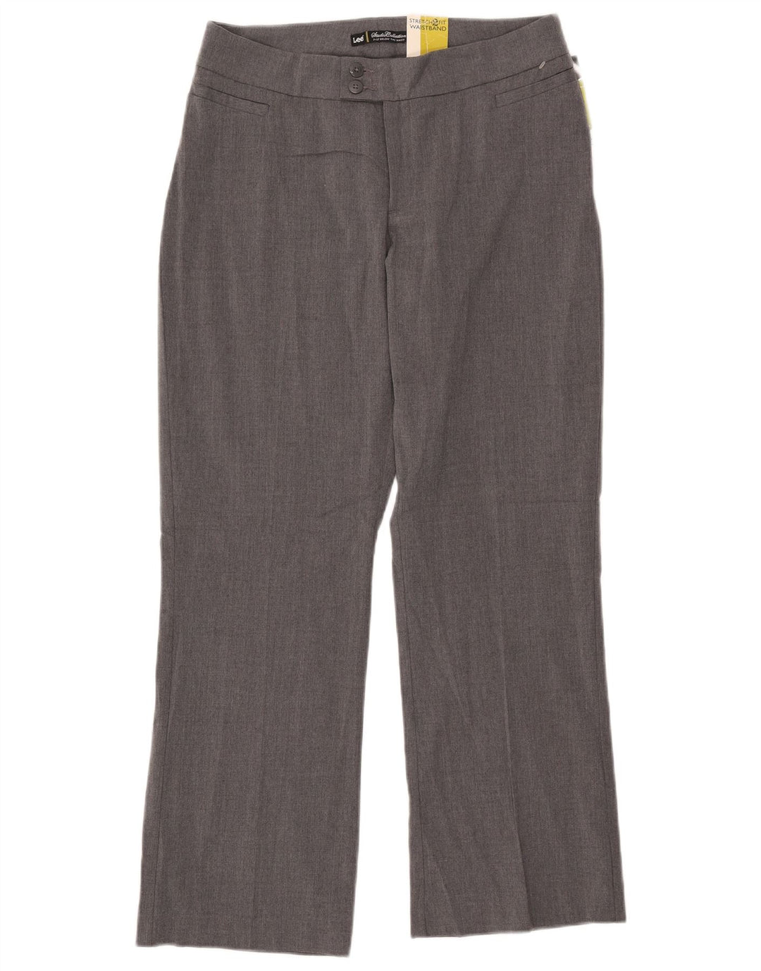 LEE Lige Casual Bukser til kvinder US 10 Large W31 L28 Grå Polyester