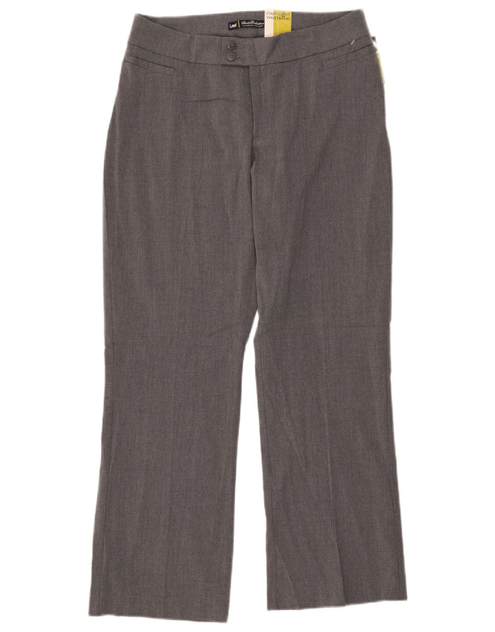 LEE Lige Casual Bukser til kvinder US 10 Large W31 L28 Grå Polyester