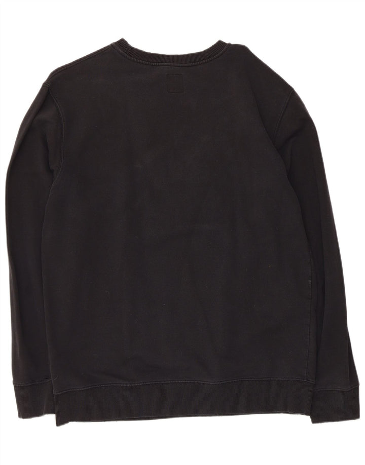 Vans Herre Grafisk Sweatshirt Jumper Stor Sort Bomuld