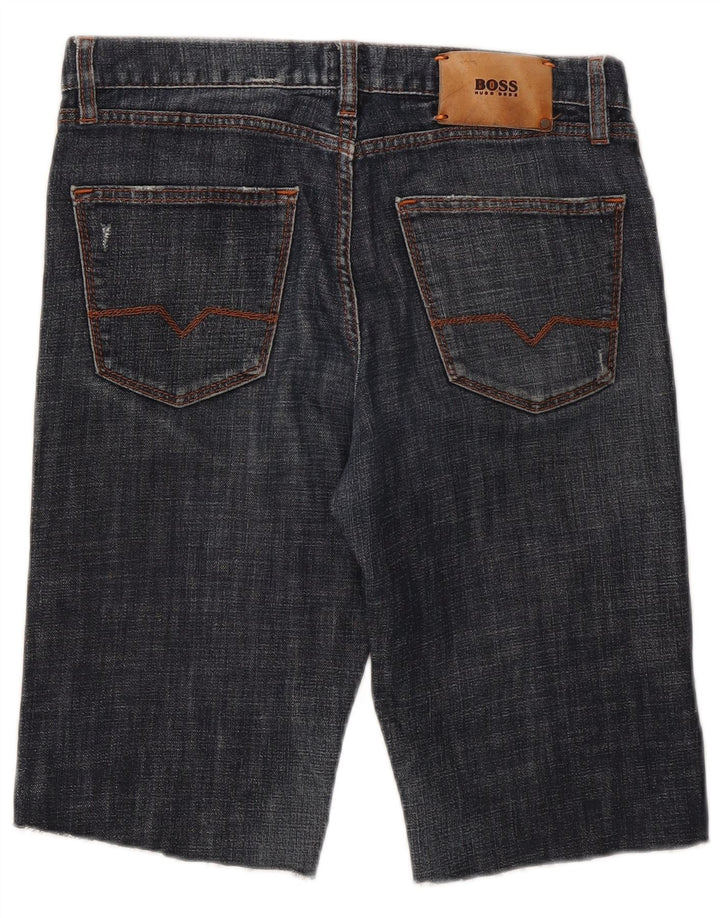 Hugo Boss Denim Shorts til mænd W30 Medium Blue