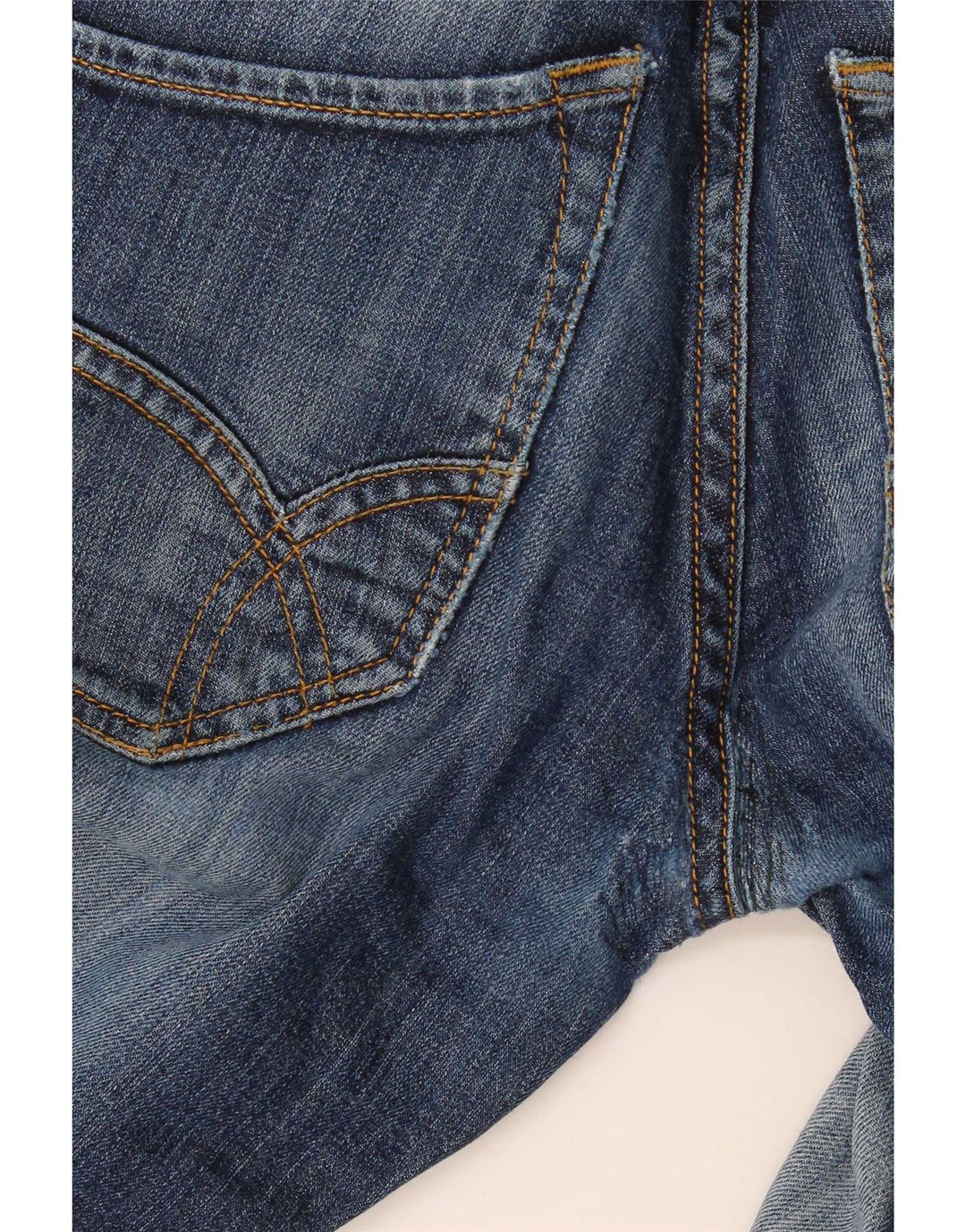 Gas Straight Jeans til kvinder W30 L29 Blå Bomuld