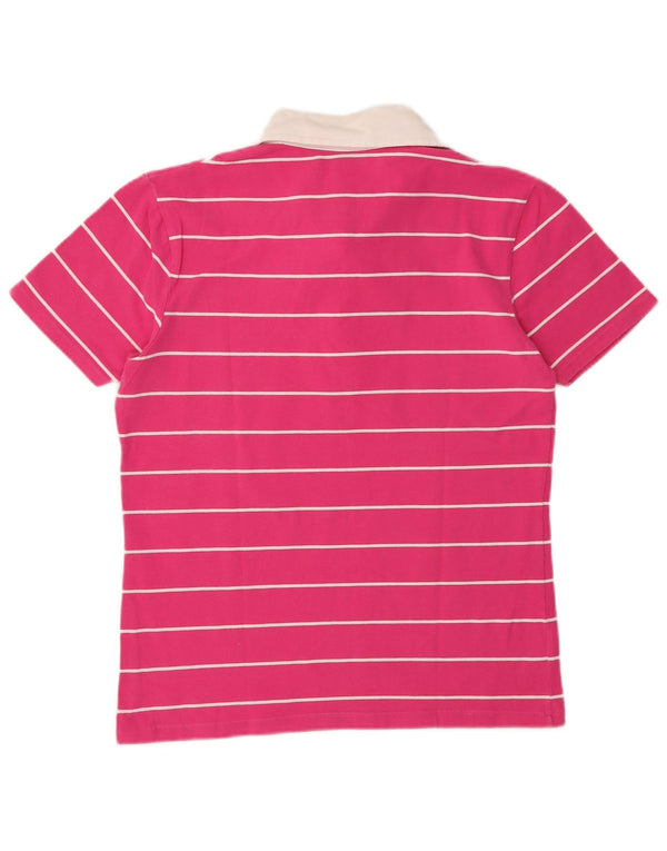 Invicta Dame Polo Shirt UK 18 XL Pink Stribet