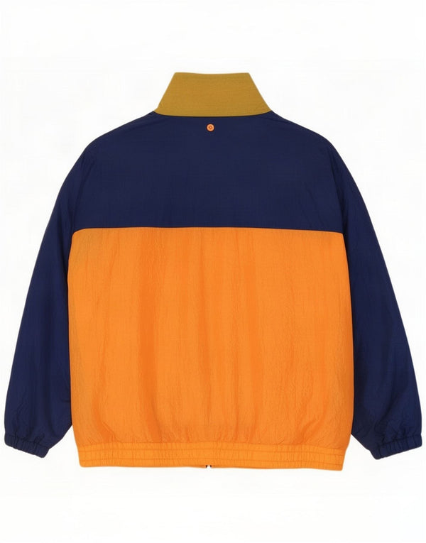 Vintage træningsdragt til mænd Topjakke Medium Orange Colourblock Nylon