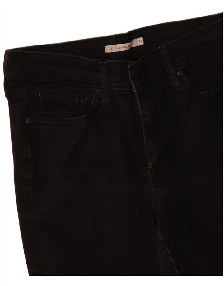LEVI'S Dame 311 Shaping Skinny Jeans W27 L29 Sort
