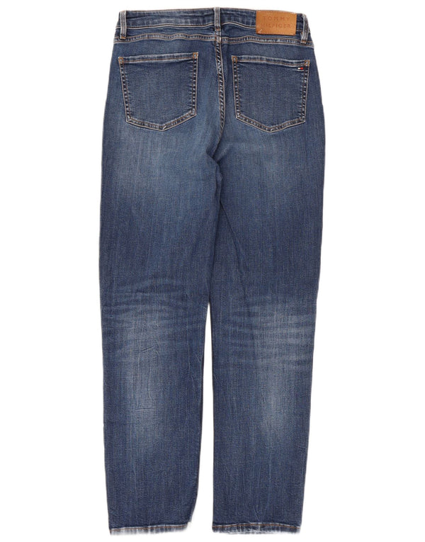 Tommy Hilfiger Dame Riverpoint Straight Jeans W30 L26 Blå Bomuld