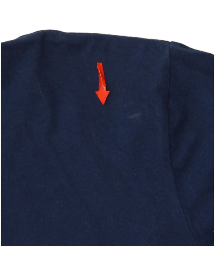 Calvin Klein Herre grafisk T-shirt Top Medium Marineblå Bomuld