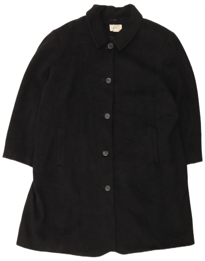 L.L.Bean Dame Overfrakke UK 20 2XL Sort Uld