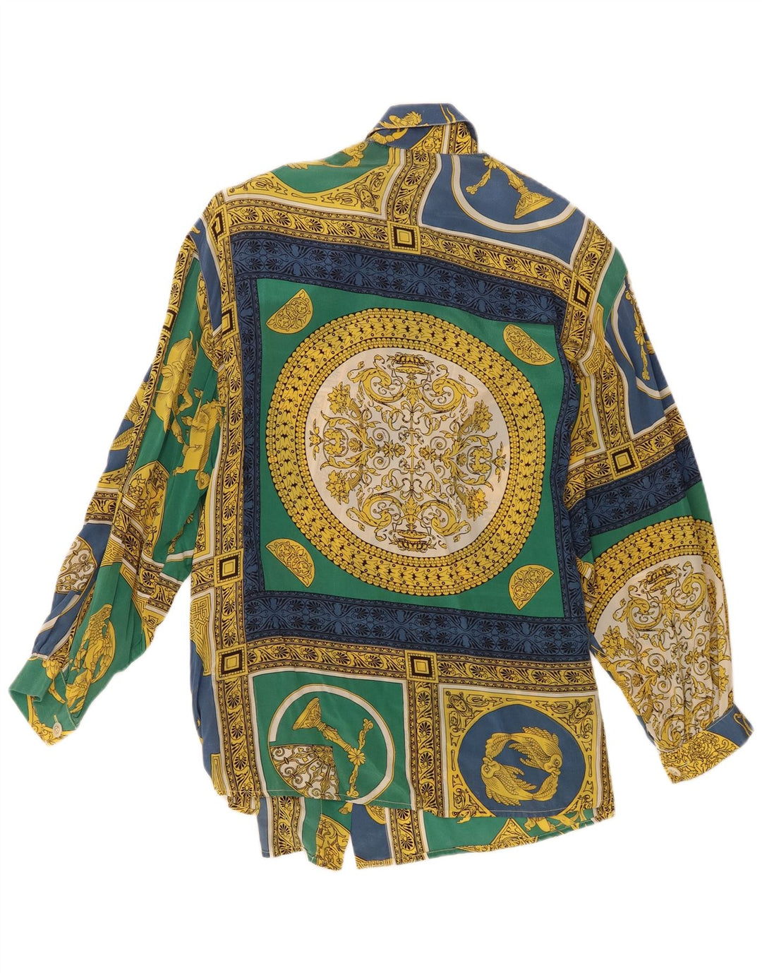 Gabri elle La Camicia Dameskjortebluse UK 18 XL Flerfarvet