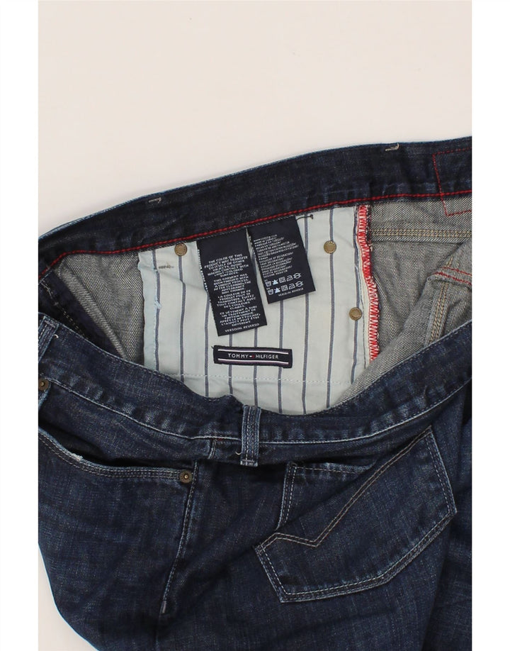 TOMMY HILFIGER Straight jeans til mænd W40 L29 Marineblå bomuld