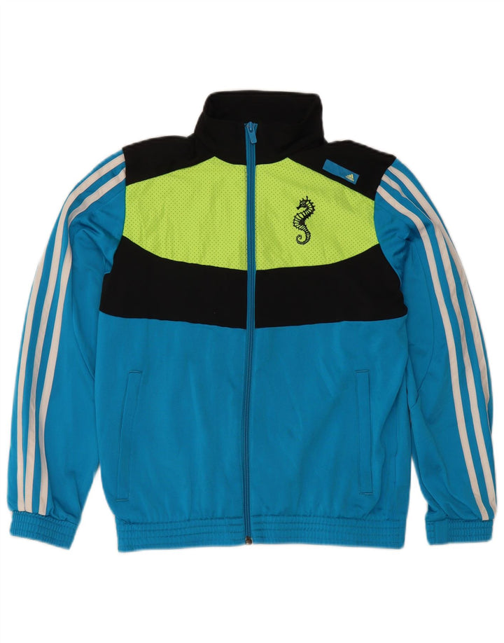 Adidas Boys A.C. Cesena træningsdragt topjakke 11-12 år Blue Colourblock