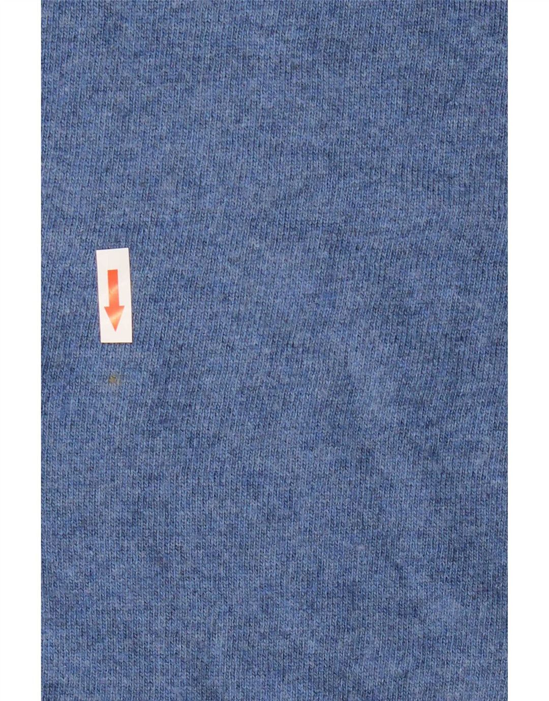 Zara Herre Crew Neck Jumper Sweater Stor Blå Polyamid