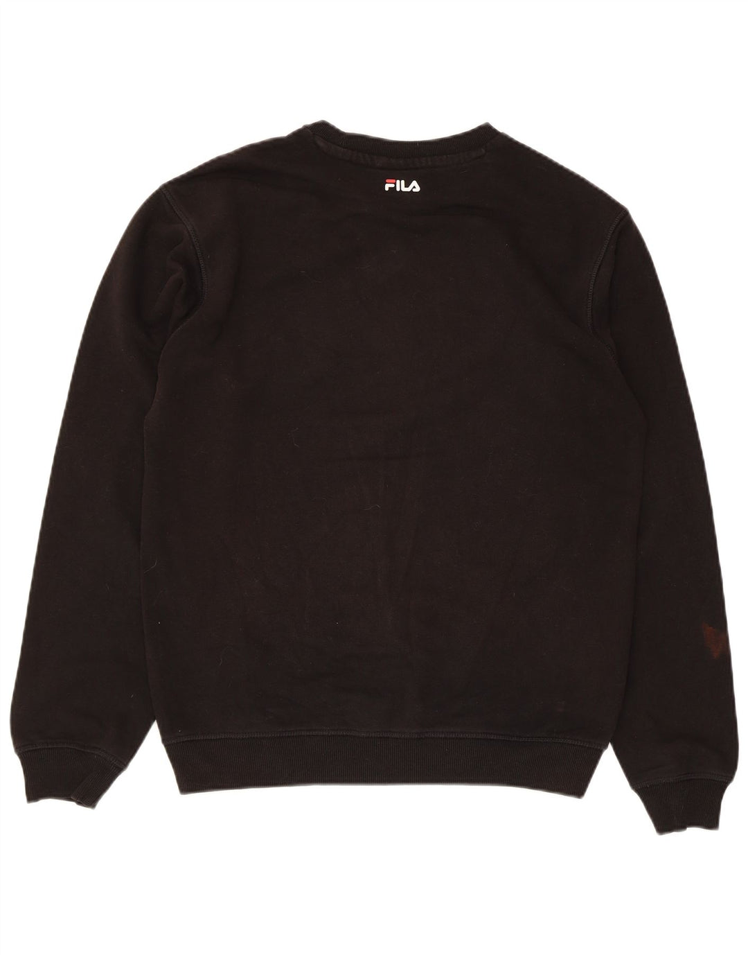 Fila Herre Grafisk Sweatshirt Jumper Lille sort bomuld