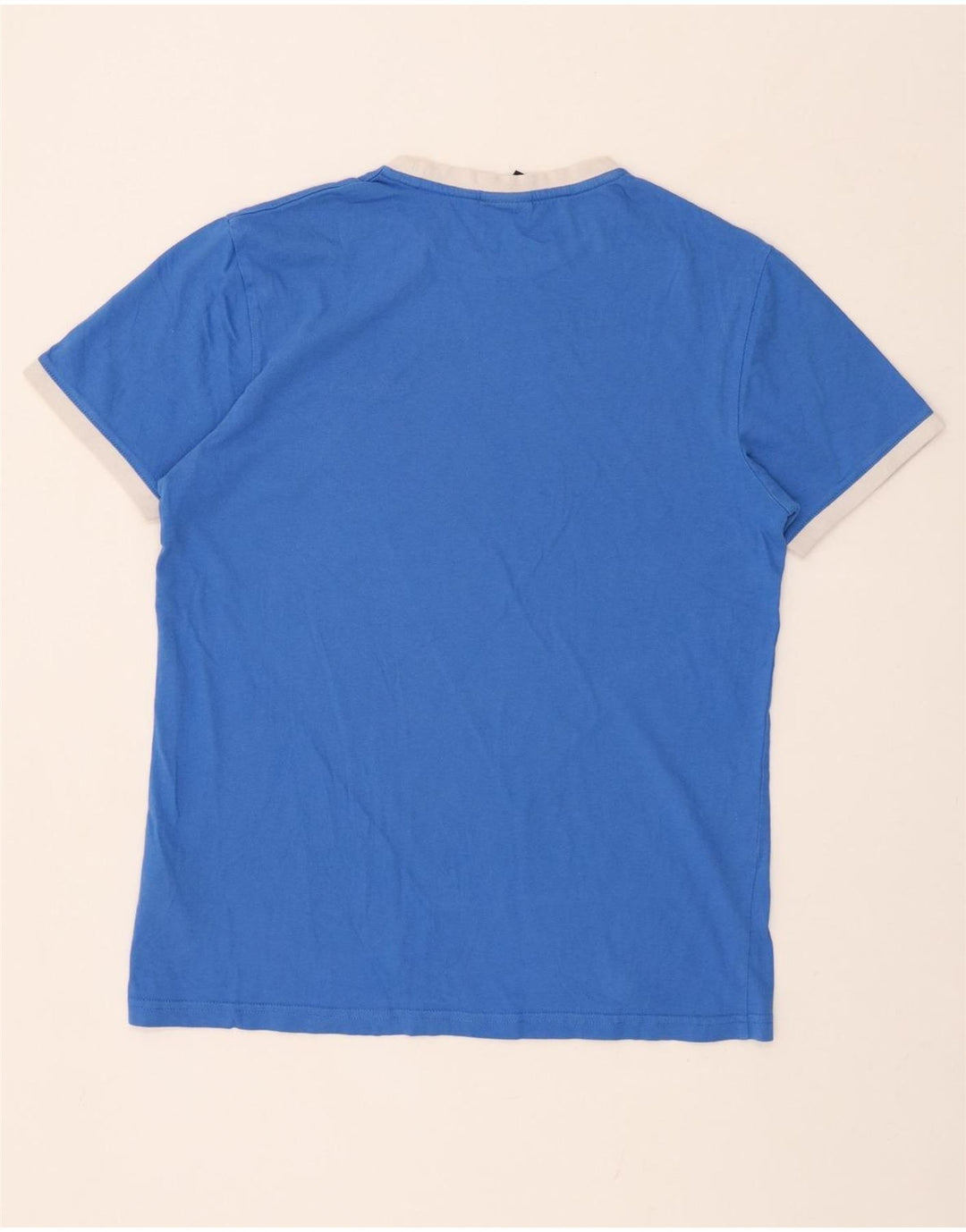 ELLESSE Herre T-Shirt Top Medium Blå Bomuld