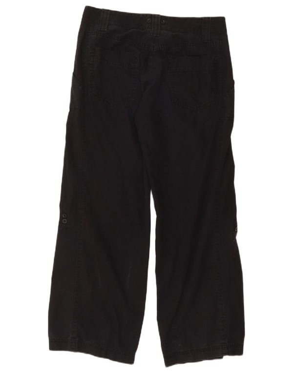Marks & Spencer Højtaljede fritidsbukser til kvinder UK 10 Small W32 L27 Black