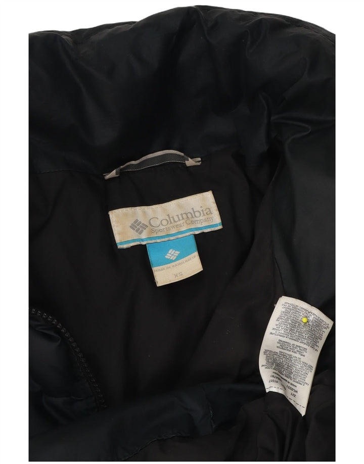 Columbia Dame Oversized Polstret Jakke UK 6 XS Navy Blue Polyester