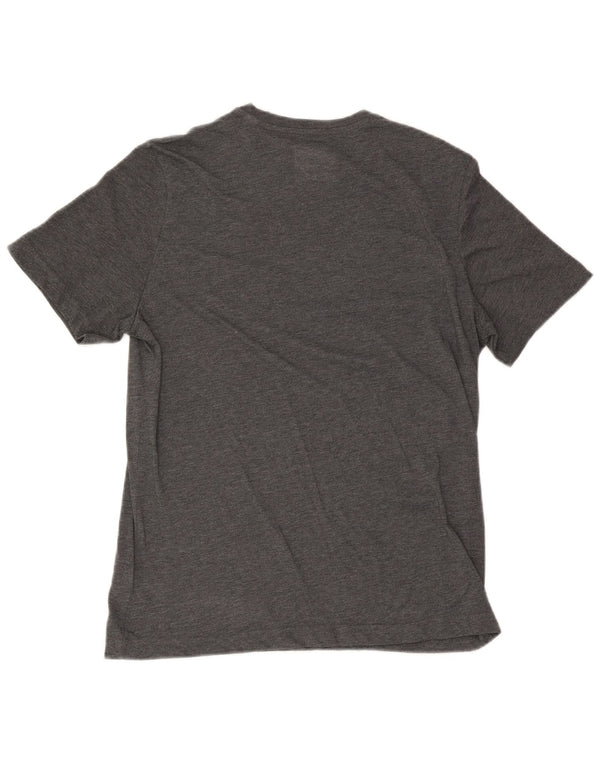 Reebok Herre Regular Fit Grafisk T-Shirt Top Stor grå Flecked Polyester