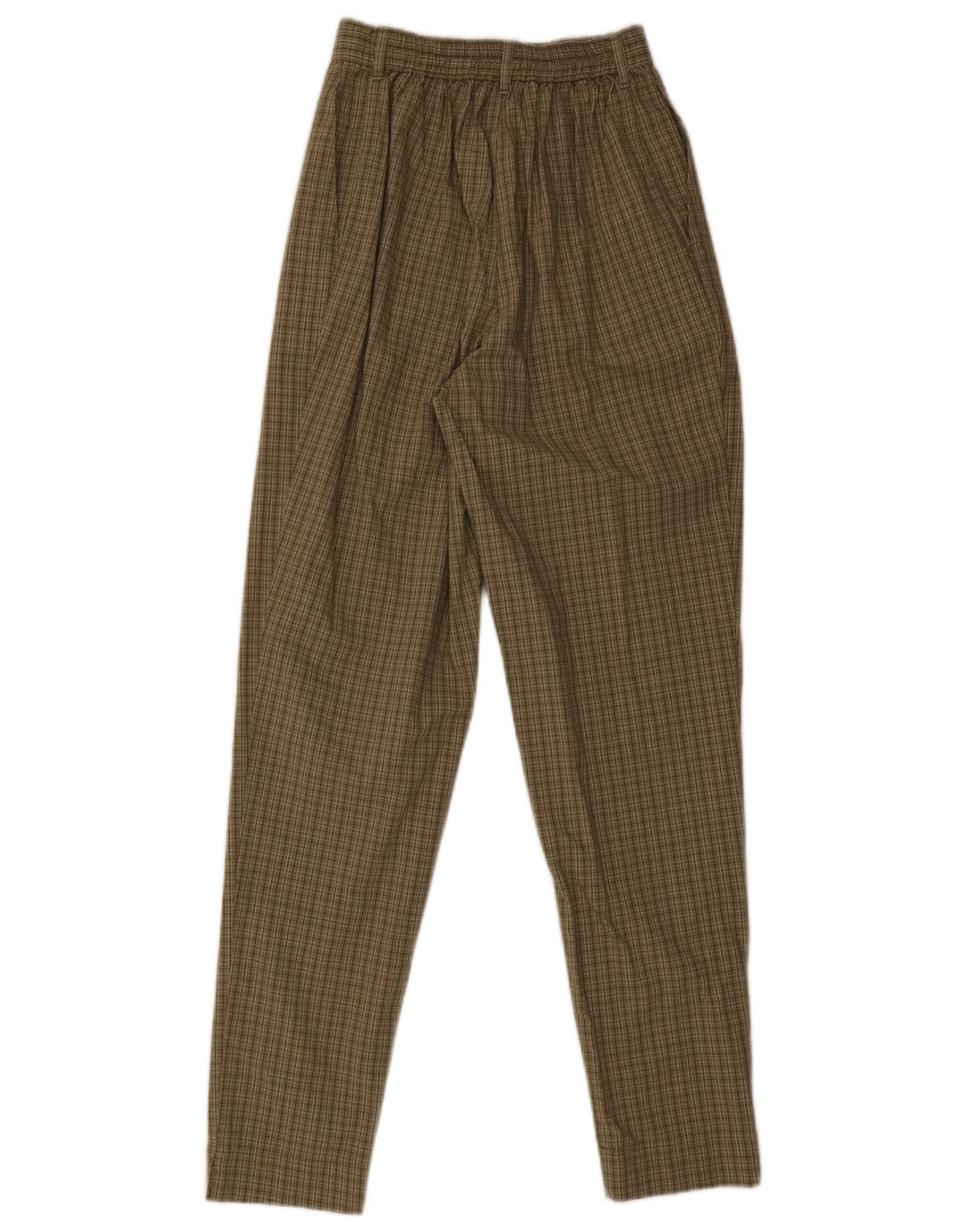 Marks & Spencer Chinobukser til kvinder UK 10 Small W24 L31 Brown Check