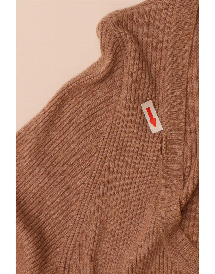 Marks & Spencer Dame Jumper Dress UK 14 Medium Brown Viscose