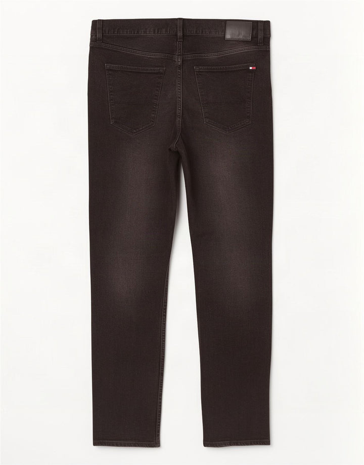 Tommy Hilfiger Herre Bleecker Slim Jeans W40 L32 Sort Bomuld
