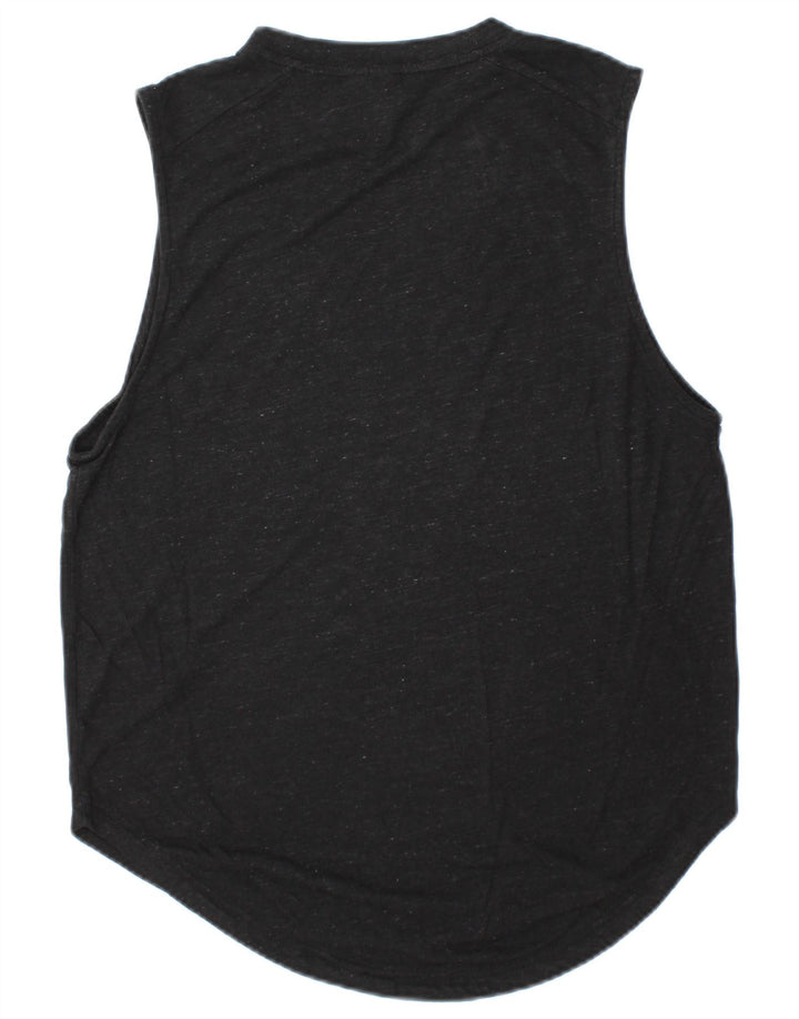 Adidas Herre Grafisk Vest Top Lille Sort Flecked Rayon