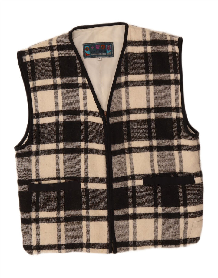 Le Frog Herre Gilet UK 38 Medium Sort Ternet Uld