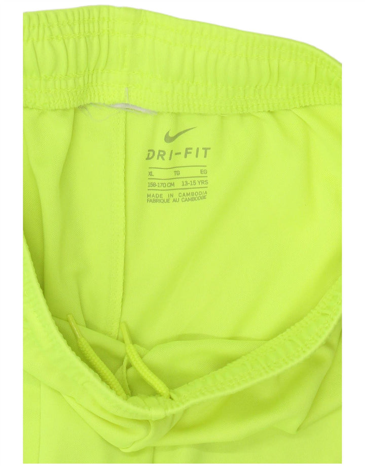 Nike Boys Dri Fit Sportshorts 13-14 år XL Grøn
