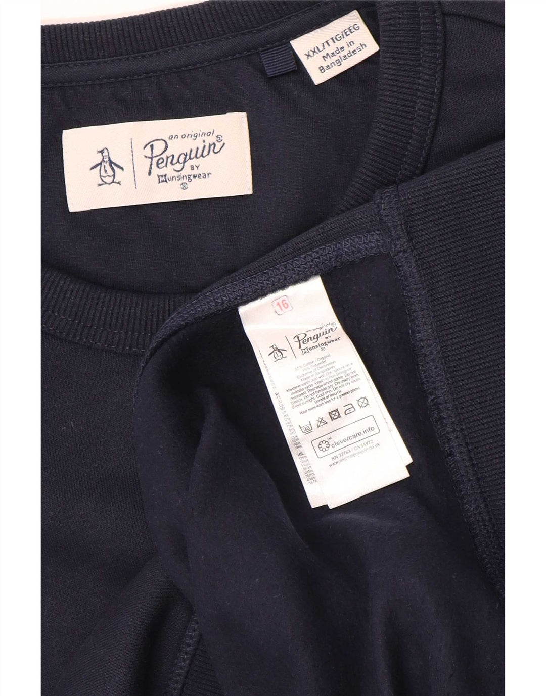 Penguin Herre Sweatshirt Jumper 2XL Marineblå Bomuld