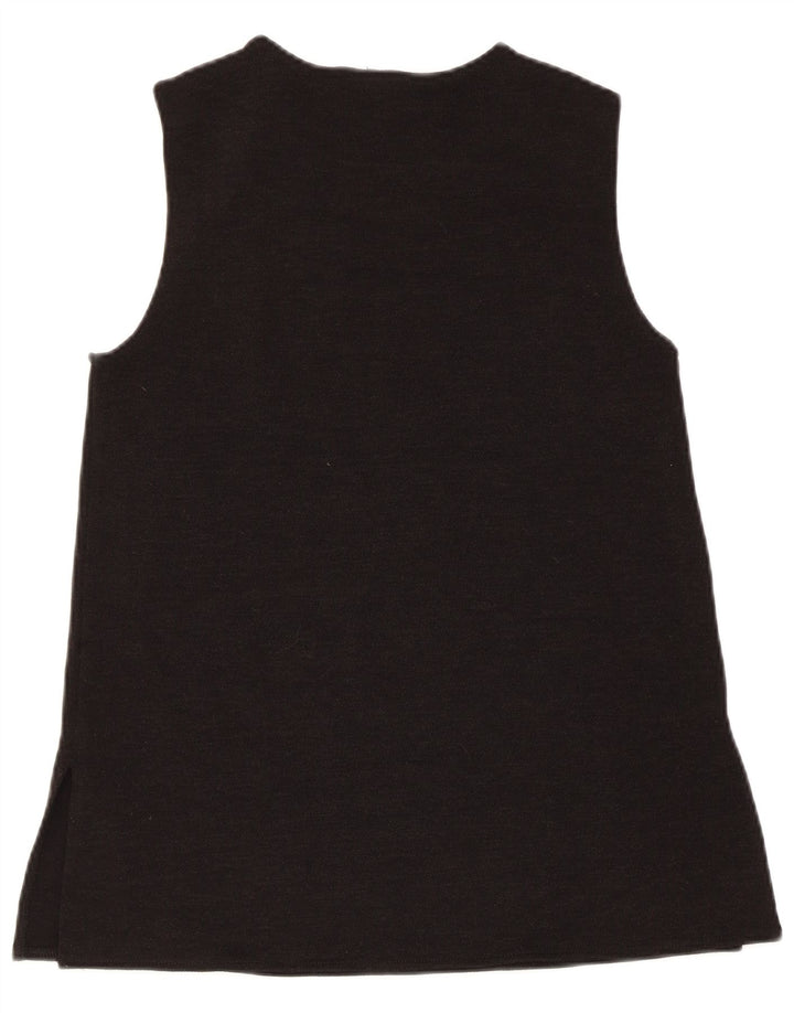 Zara Damevest Top UK 10 Lille Sort