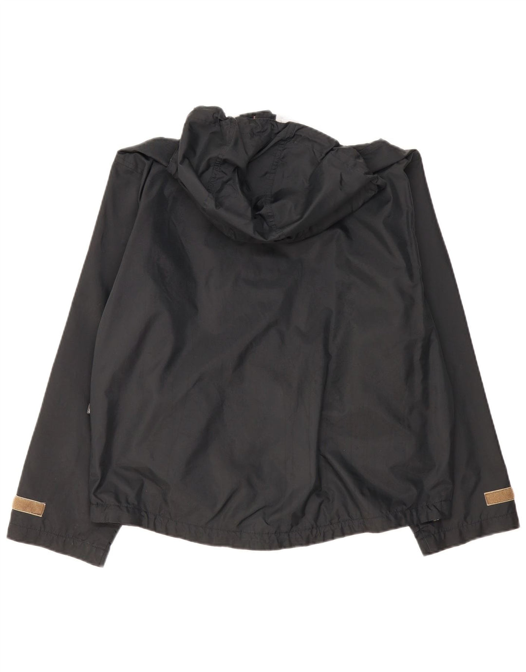 INVICTA Mens Hooded Windbreaker Jacket UK 38 Medium Black Nylon