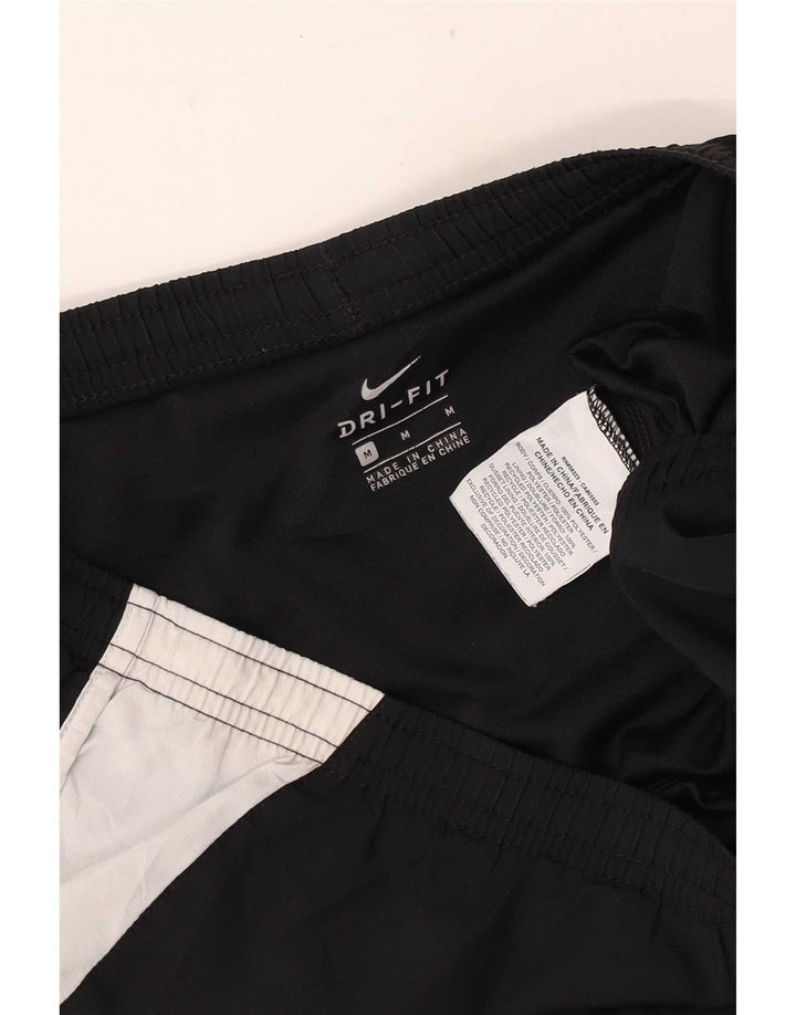 Nike Herre Dri Fit Sportshorts Medium Sort Colourblock Polyester