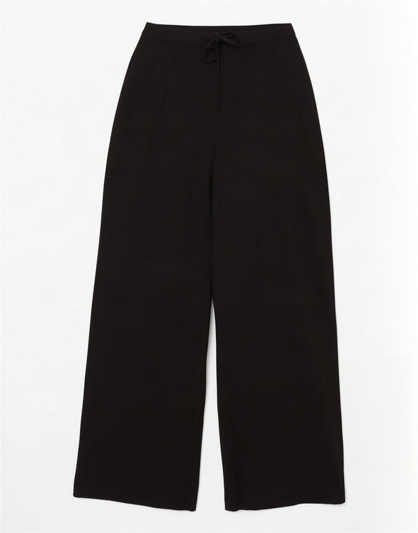 Marks & Spencer Kvinder Højtaljede Casual Bukser UK 14 Large W32 L29 Sort