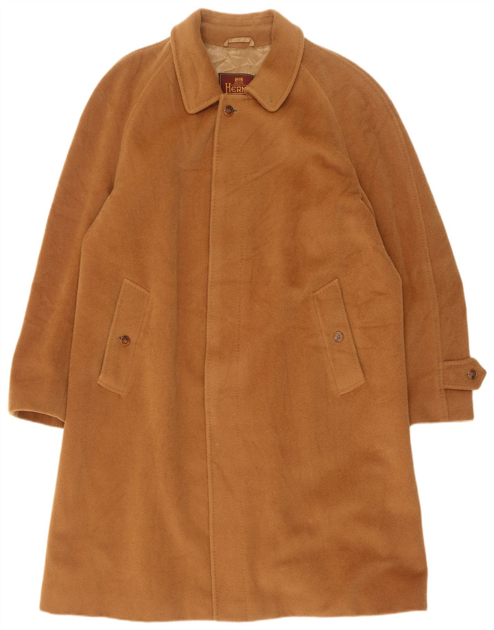 Herno Herre Overfrakke IT 52 XL Beige Uld