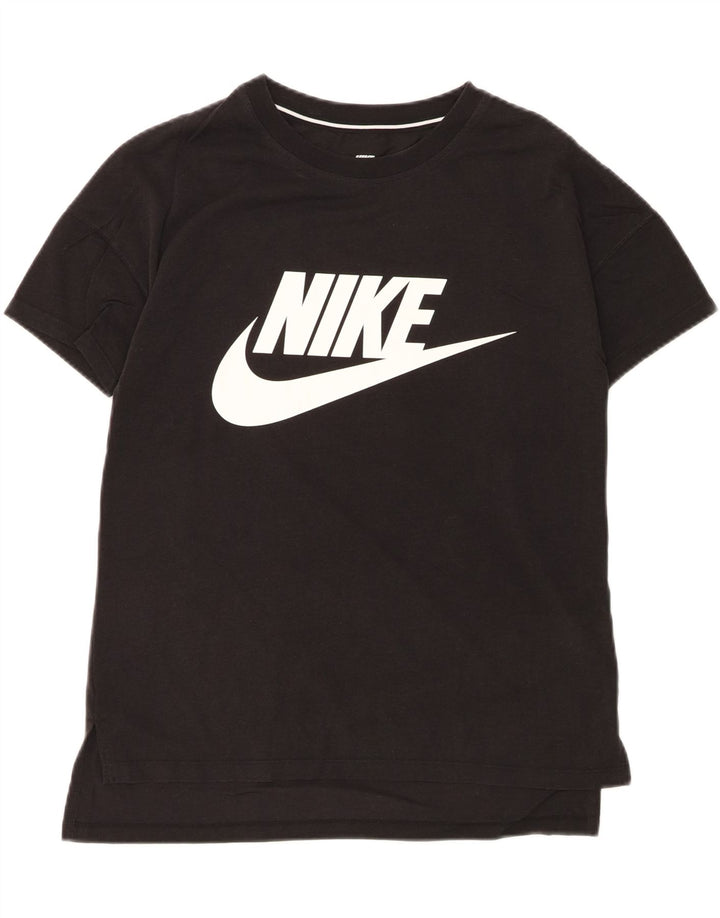 NIKE Mens Graphic T-Shirt Top Small Black Modal Vintage Nike and Second-Hand Nike from Messina Hembry 