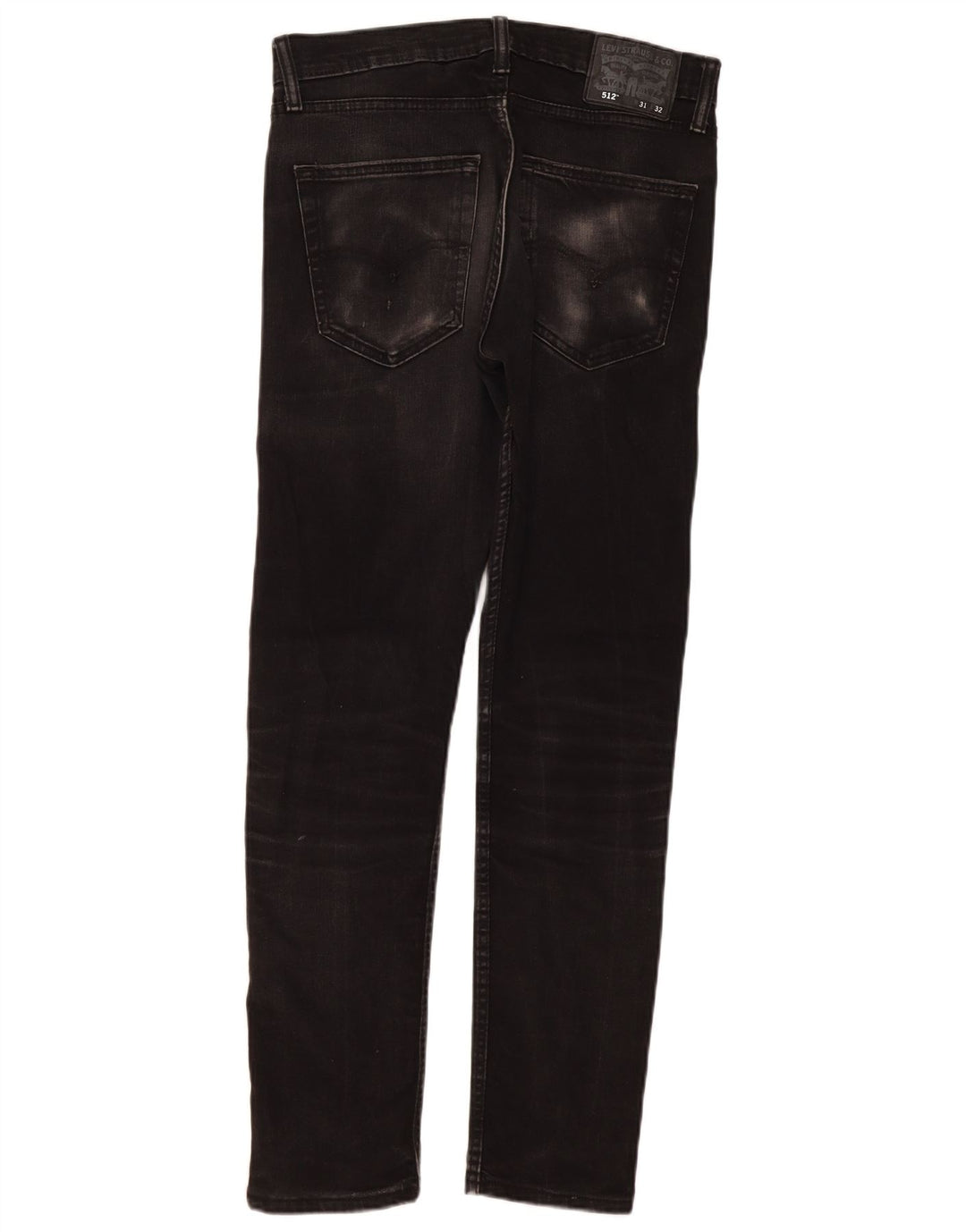Levi's Herre Slim Tapered Jeans W31 L32 Sort Bomuld