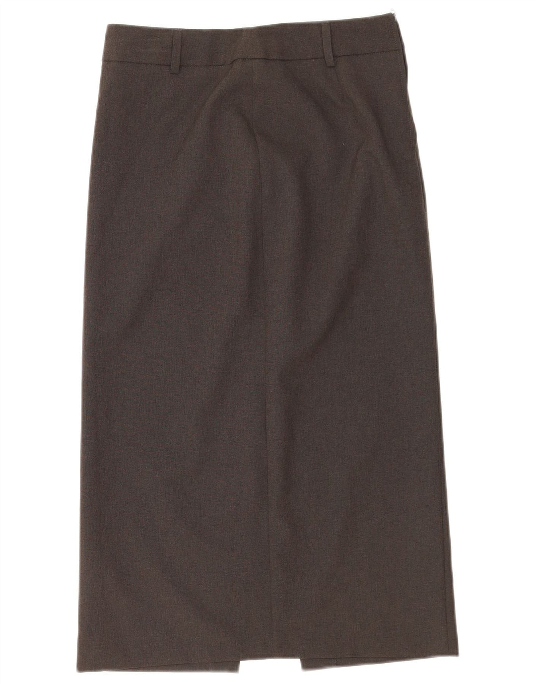 Benetton Midi lige nederdel til kvinder IT 40 Small W26 Grå polyester