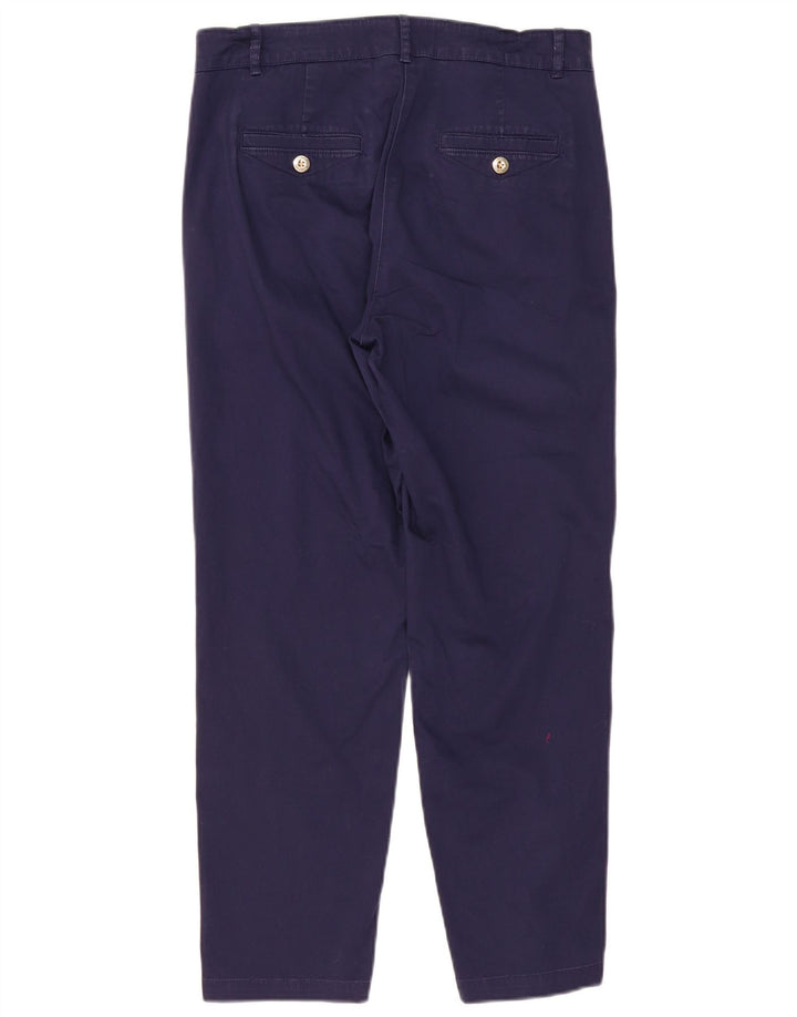 Marks & Spencer Chinobukser til kvinder UK 12 Medium W32 L28 Marineblå