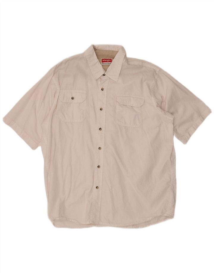 Wrangler Kortærmet Herreskjorte 2XL Pink