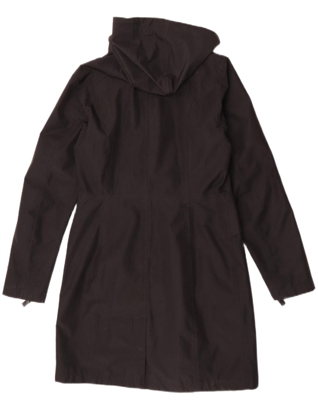 The North Face Regnfrakke med hætte til kvinder UK 14 Medium Sort Polyester