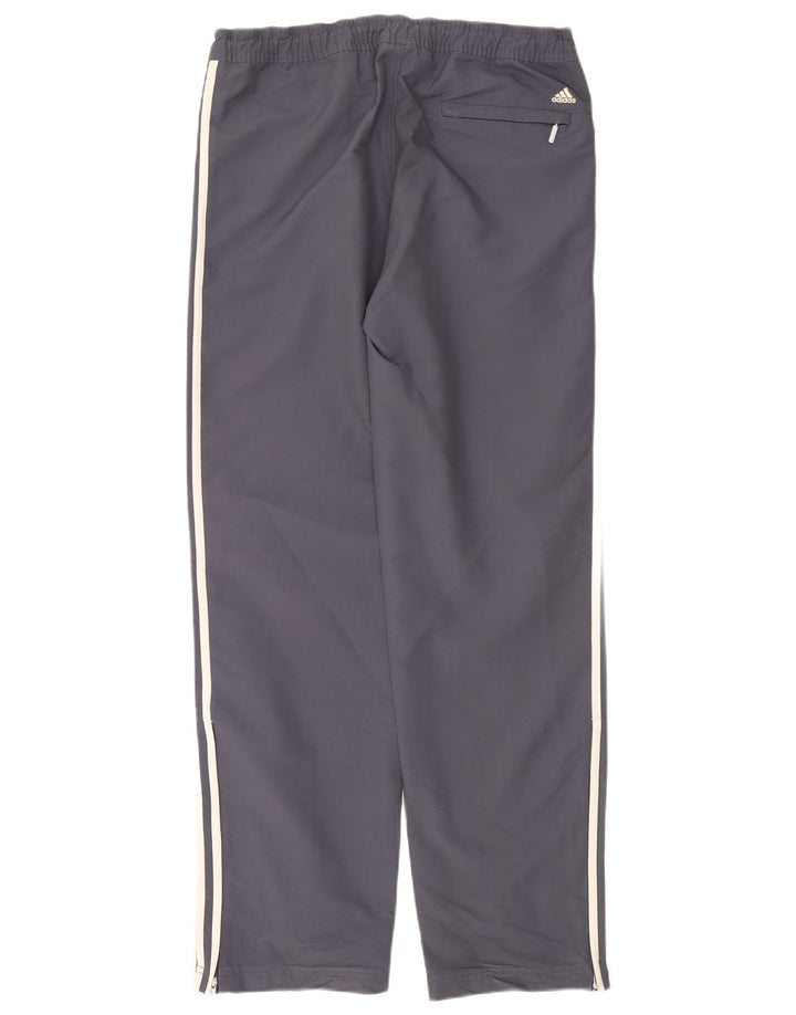 Adidas Straight Chino-bukser til mænd W36 L31 Marineblå polyester