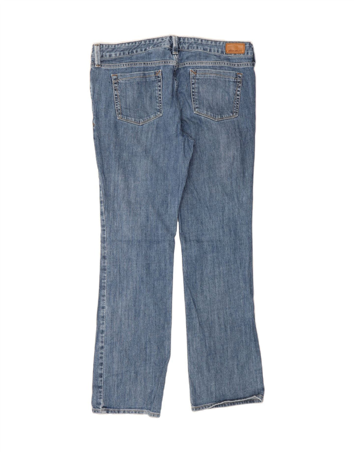 EDDIE BAUER Womens Straight Jeans US 12 Large W34 L31 Blue Cotton Vintage Eddie Bauer and Second-Hand Eddie Bauer from Messina Hembry 
