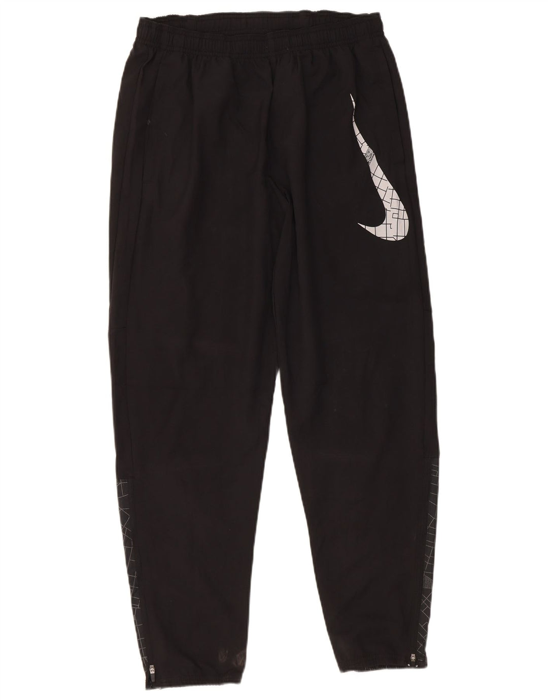 Nike Herre Dri Fit Grafisk træningsdragt Bukser Medium Sort Geometrisk