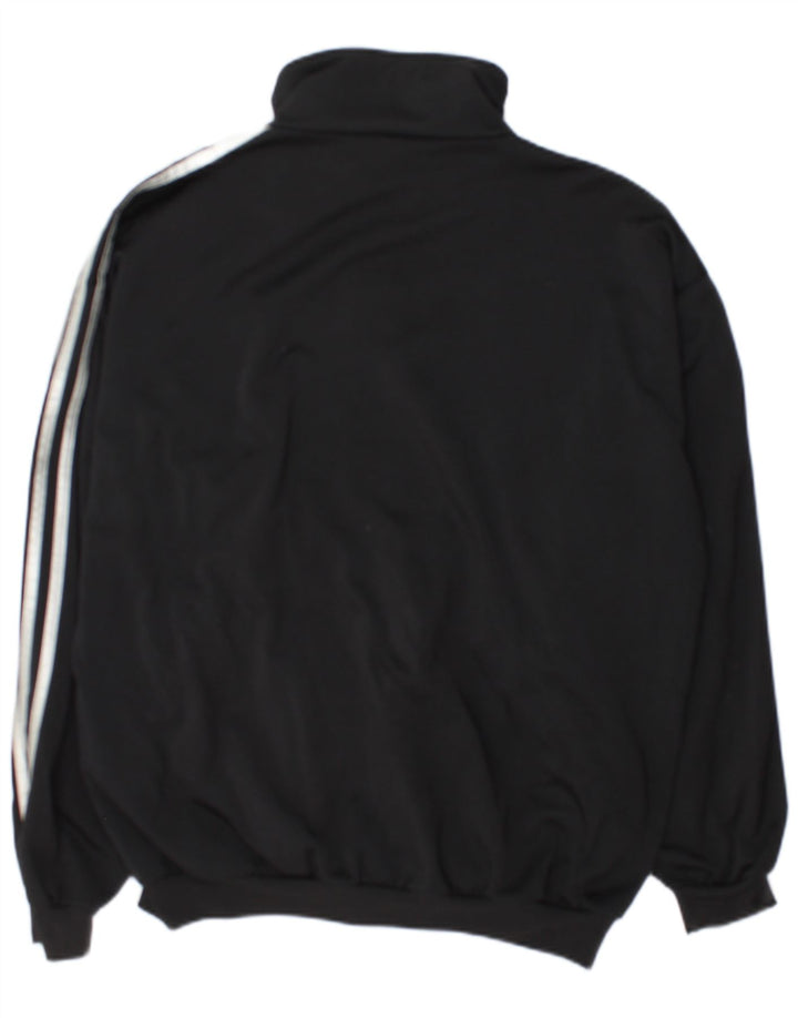 Adidas Træningsdragt til mænd Topjakke UK 40/42 Stor sort polyester