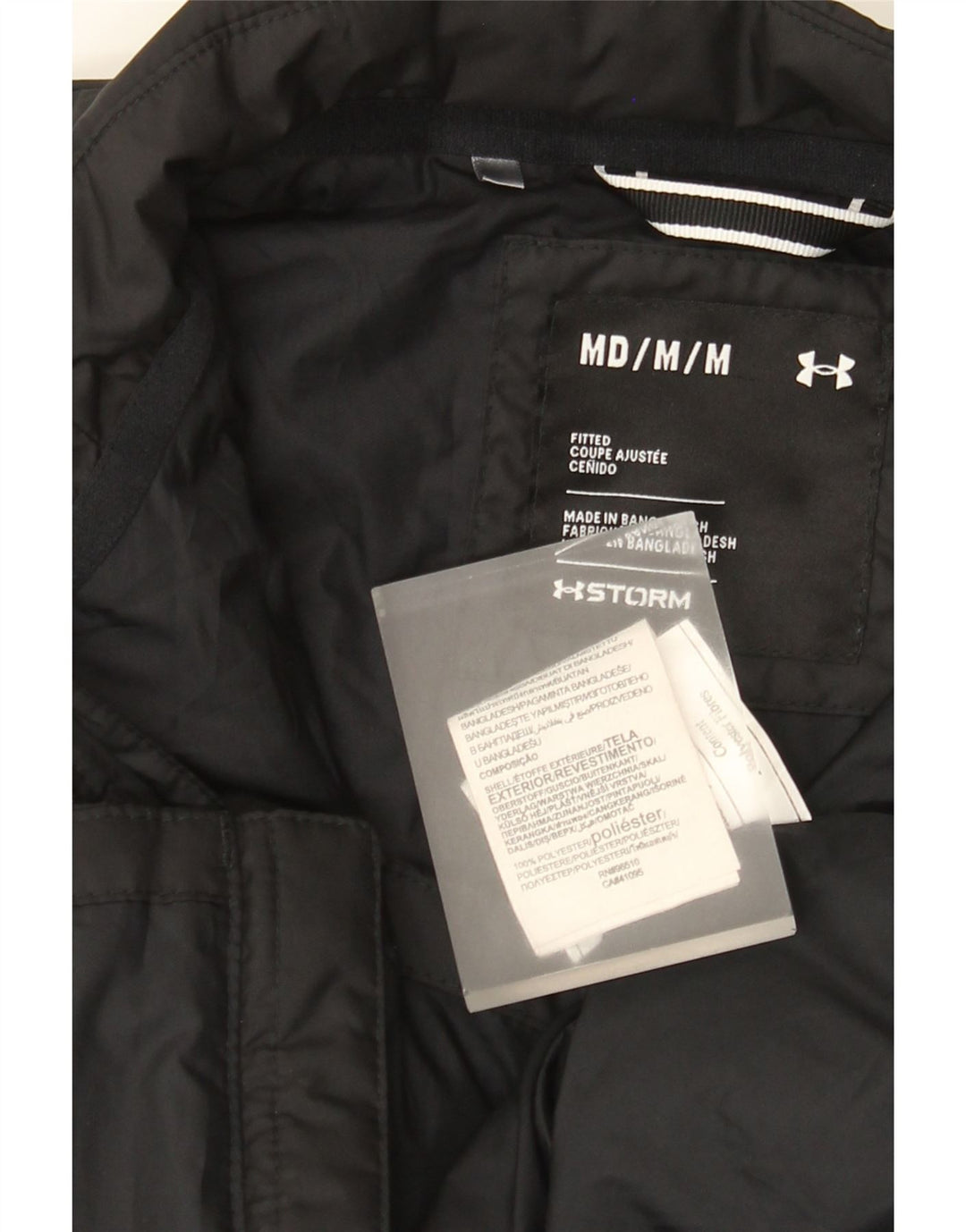 Under Armour Womens Polstret Gilet UK 14 Medium Black Polyester