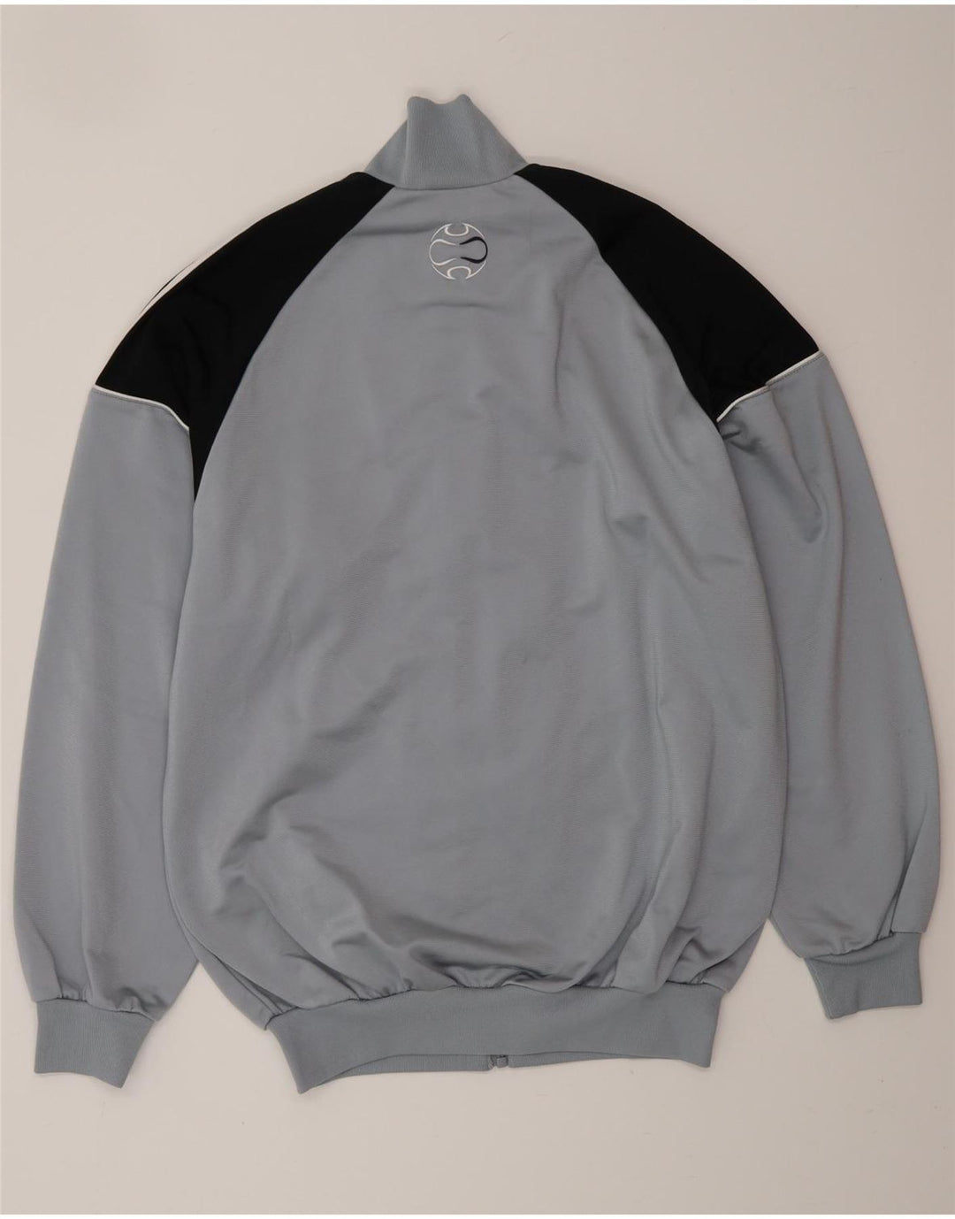 ADIDAS Herre Loose Fit træningsdragt topjakke UK 36/38 Small Blue Colourblock