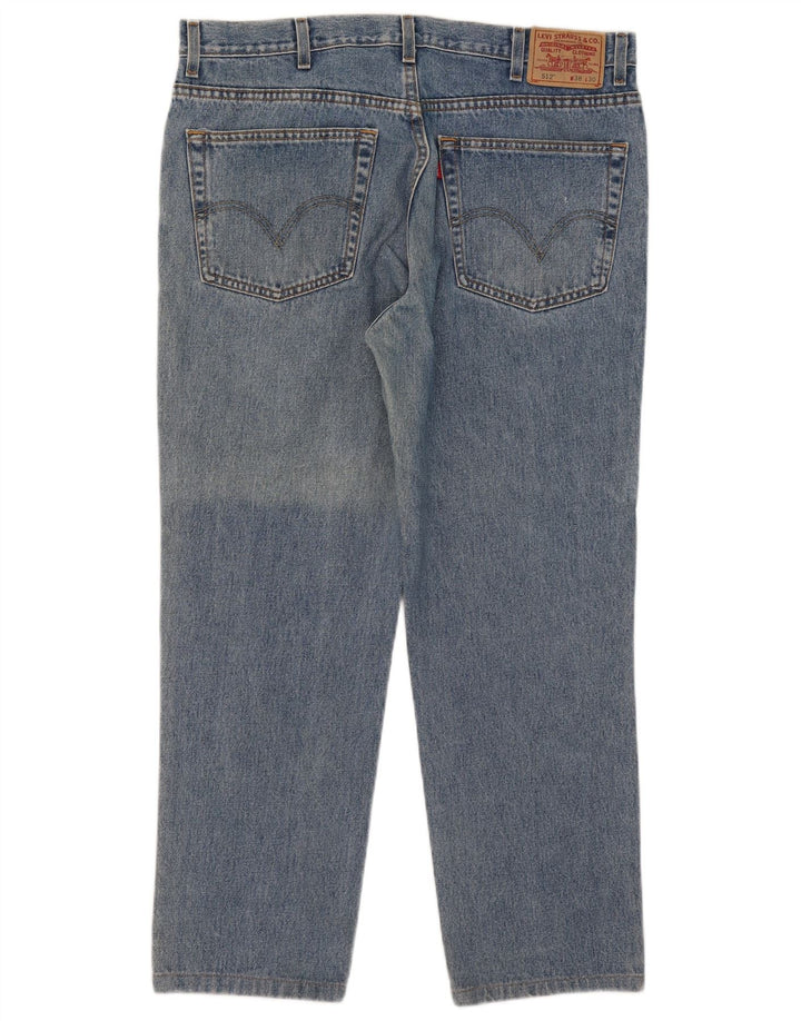 Levi's Herre 512 Slim Jeans W38 L27 Blå Bomuld